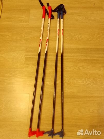 Лыжные детские палки, длина 1100мм