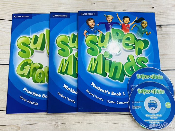 Super minds 1 учеб+рт+2 диска+practiceB