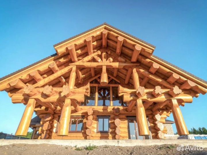 Срубы по технологии Пост энд Бим из кедра