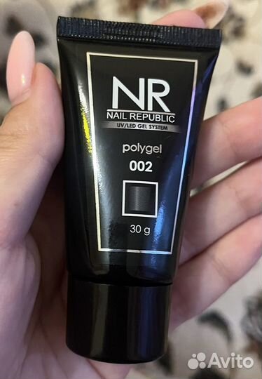 Полигель nail republic новый