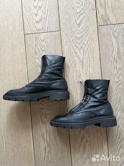 Сапоги женские Zara натуральная кожа