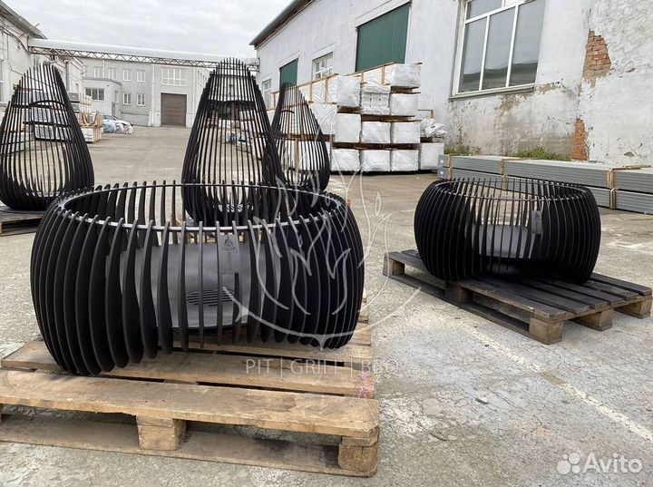 Уличный камин Калифорния Хеви, очаг для костра