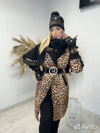 Комплект шапка шарф митинки