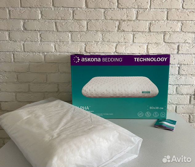 Подушка askona alpha technology