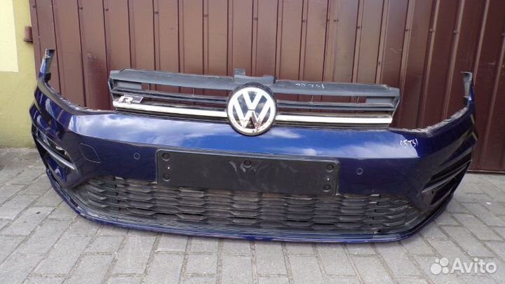 VW golf 7 R-line LC5B ноускат бампер капот фары