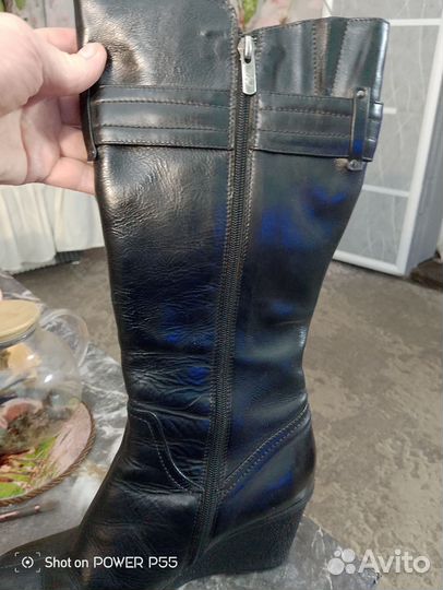 Сапоги женские натуральная кожа 40 размер