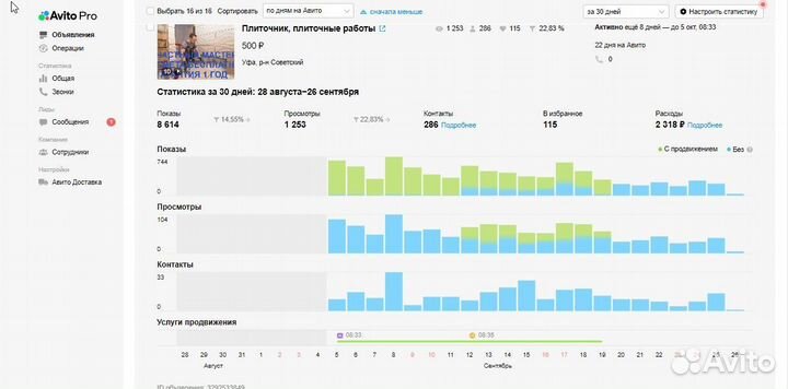 Авитолог, услуги Авитолога, продвижение на Авито