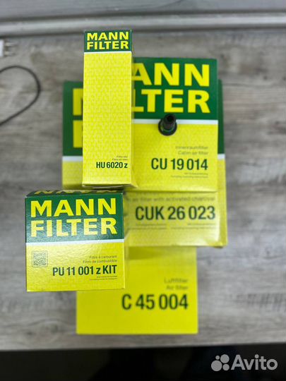 HU6020z, Фильтр масляный mann-filter