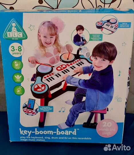 Детский синтезатор ELC Key boom board