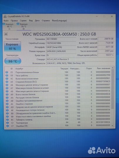 SSD WD Blue 250gb