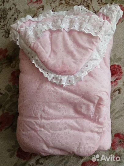 Комплект на выписку для девочки зима