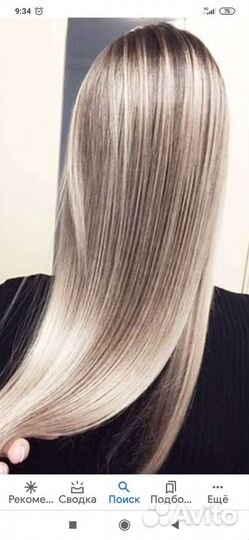 Мелирование, диагональное мелирование