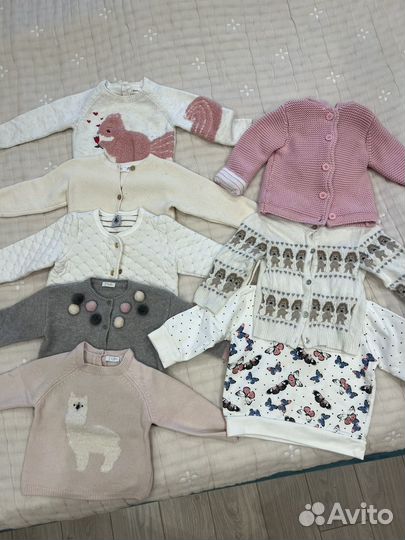 Вещи пакетом на девочку 74 80