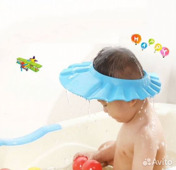 Детская шапочка для душа за киндер
