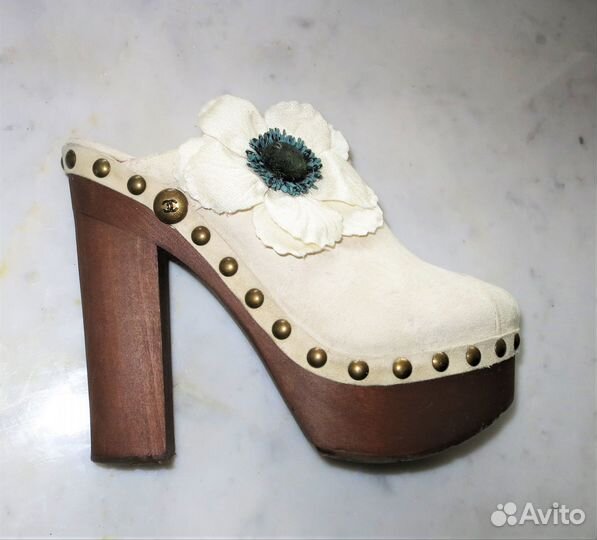 Chanel, оригинал, Италия, роскошные сабо
