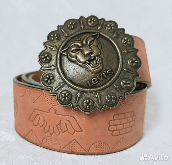 Levi's. Ремень кожаный. 95 см. Новый. Оригинал