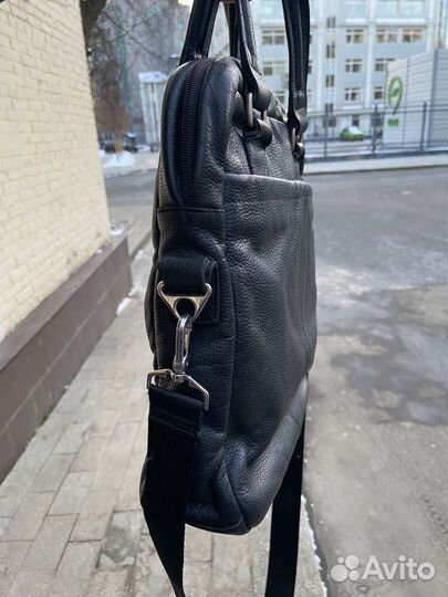 Мужской кожаный портфель Medvedkovo