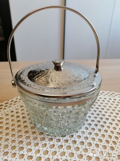 Сахарница стекло СССР