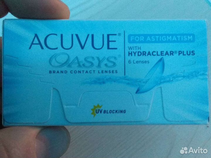 Линзы контактные acuvue oasys астегматик