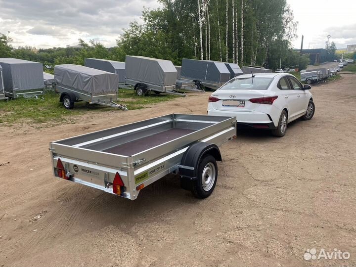 Прицеп Новатор 2,5 метра. Оцинкованный (в)