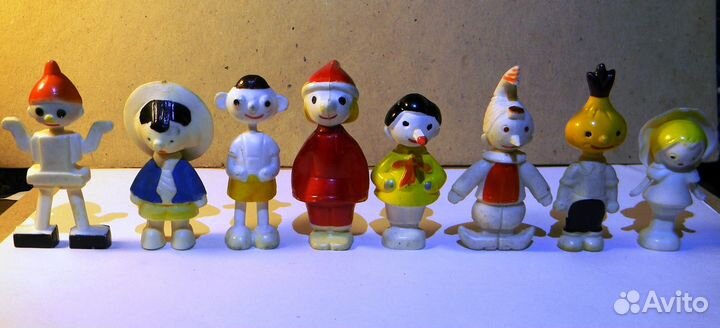 Игрушки колкий пластик СССР Наборы и отдельные