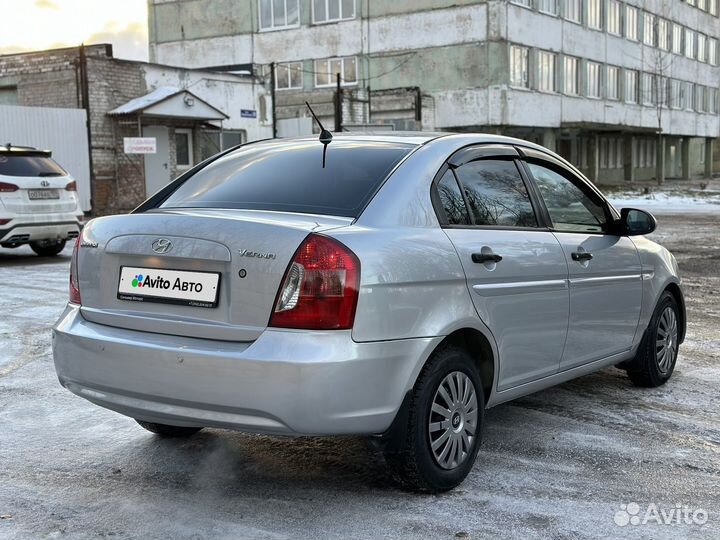 Hyundai Verna 1.4 AT, 2006, 198 000 км