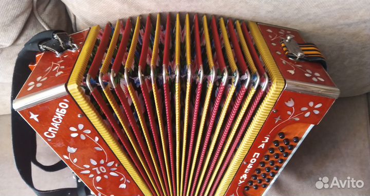 Гармонь Вологодская ретро 1940-50 гг