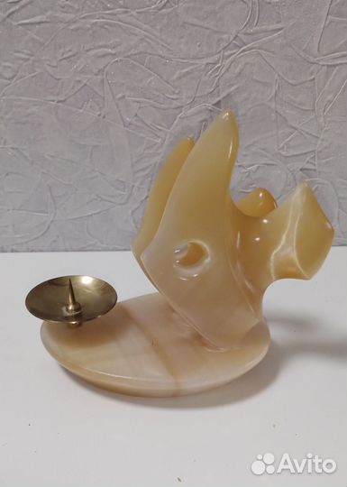 Подсвечник рыбки из оникса