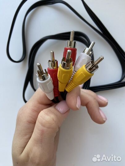 Шнур AV(аудио-видео) 3 тюльпана