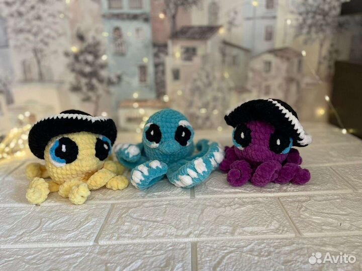 Мягкая игрушка осьминог