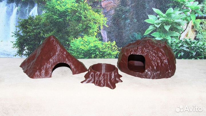 Террариум, домик, поилка