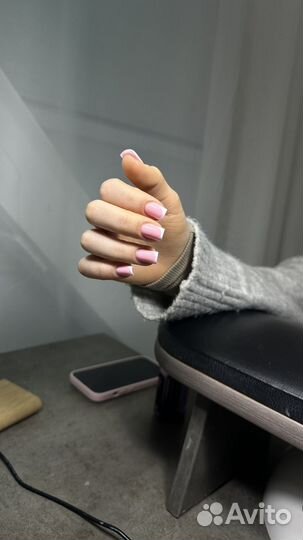 Маникюр, четкий квадрат, крейзи дизайн