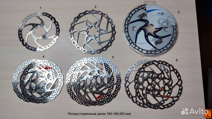 Гидравлические и механические тормоза, роторы