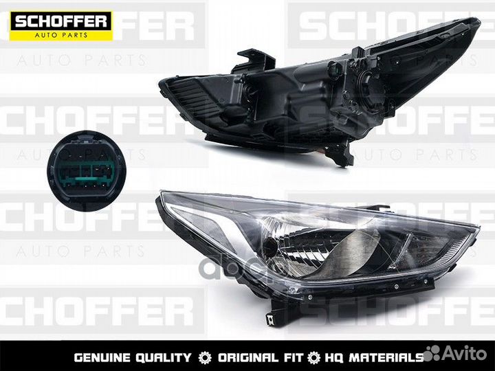 Фара правая Hyundai Solaris (II 2017-2020)