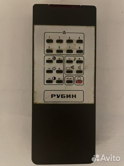 Пульт от советского телевизора Рубин