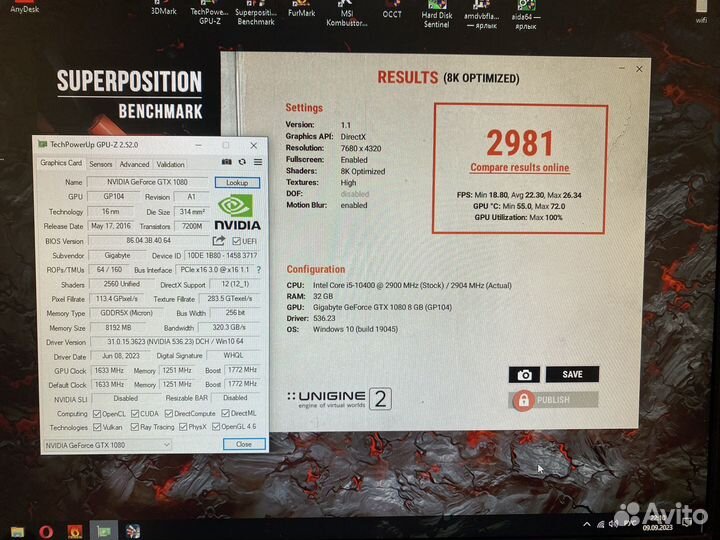 Gigabyte GTX 1080 8Gb gddr5x