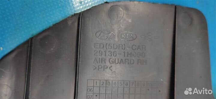 Дефлектор радиатора Kia Ceed (2006- 2012)