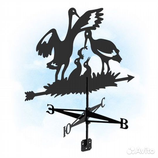 Флюгеры в сборе - в ассортименте