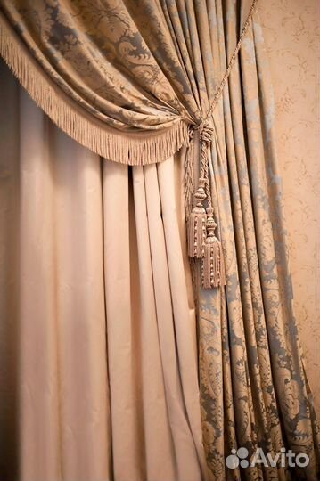 Химчистка дизайнерских штор,различной сложности