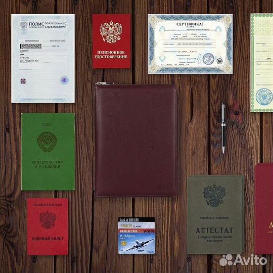 Папка А5 Brialdi Cruise (Круиз) relief cherry