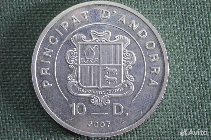 Жетон, медаль Xtreme, велосипедист. Андорра 2002 г