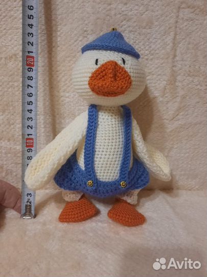 Игрушка ручной работы Утенок