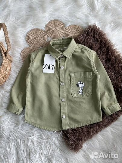Джинсовая рубашка детская Zara Турция