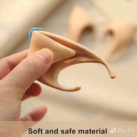 Силиконовые уши эльфа (3 расцветки, 2 размера)