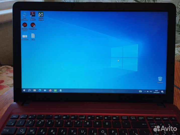 Ноутбук asus x540s