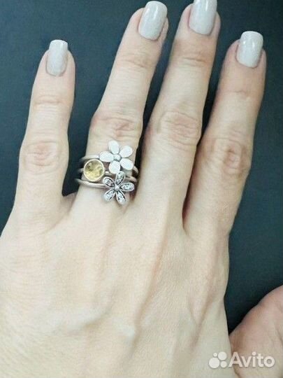 Кольца и серьги Pandora