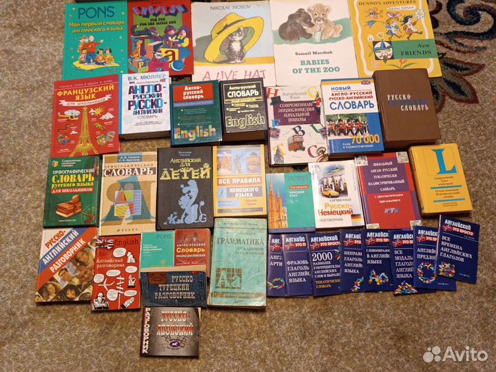 Детские книги словари