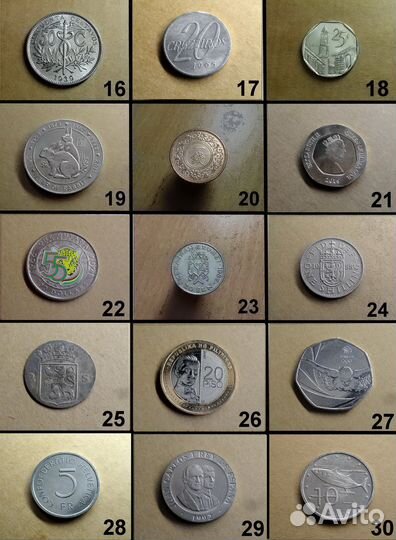 Монеты на выбор
