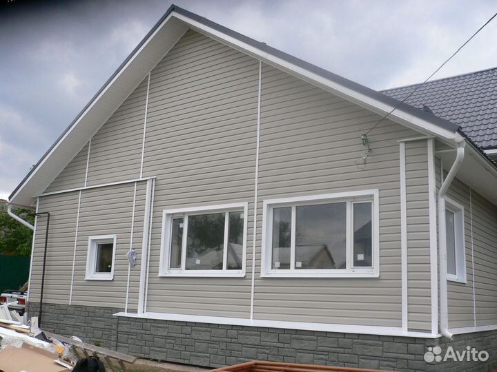 Фасадные работы монтаж сайдинга отделка домов