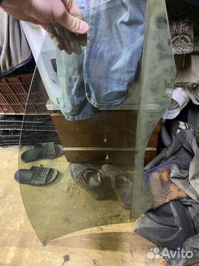 Стекло водительское passat b6